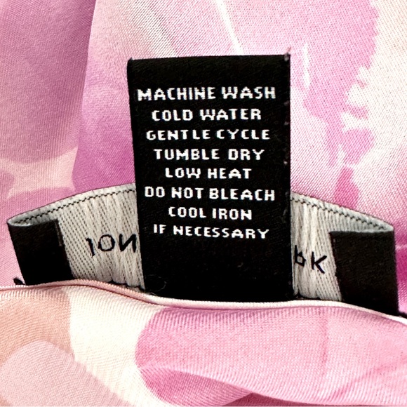 Jones New York Pink Light Purple Floral Print Long Nightgown Size Medium - Picture 8 of 11